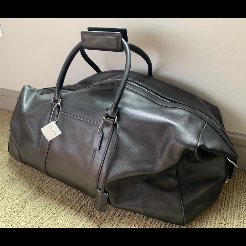 BRAND NEW Coach Weekender Bag - Black Leather